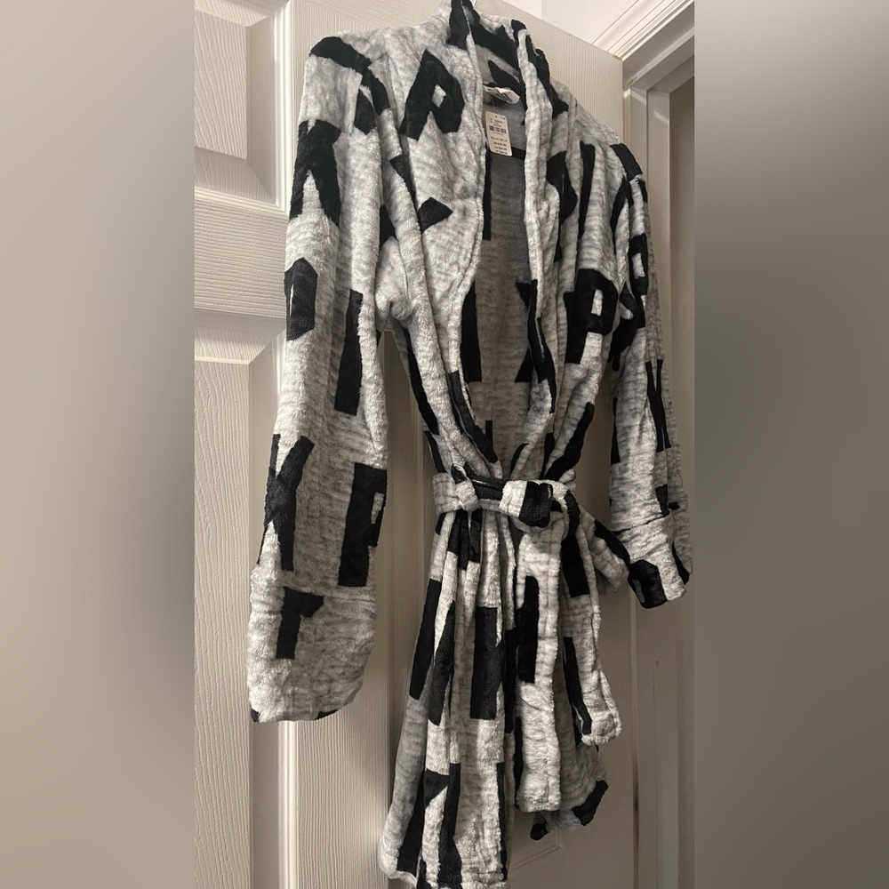 Cozy Black and Gray Hooded Robes by 
PINK Victoria’s secrets
